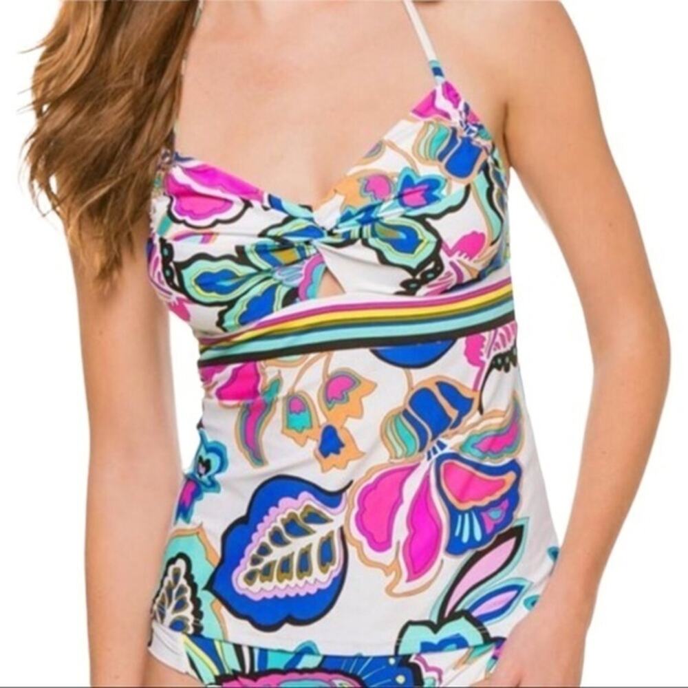 Trina Turk Mandalay Tankini Top 10 NWT